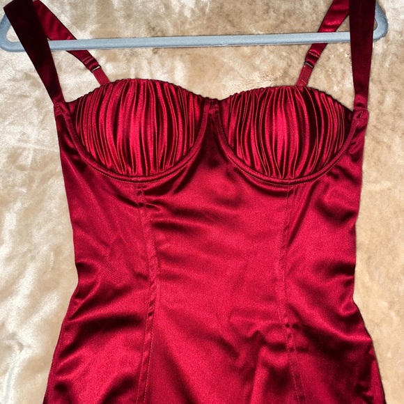 Oh Polly Red Mini Dress - Picture 4 of 7